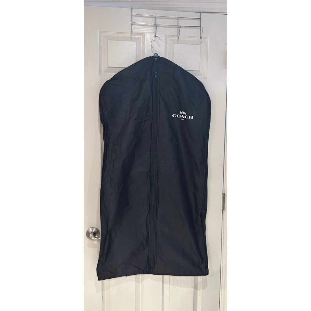 Coach 1941 Black Garment Bag Suit Cover Travel Storage Case Logo